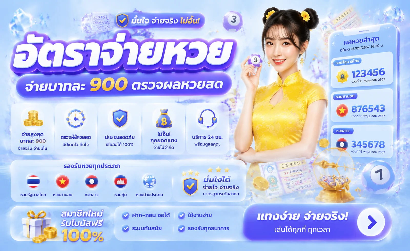 หวยออนไลน์ VIPSAND356 แทงหวยครบทุกสำนัก จ่ายสูง